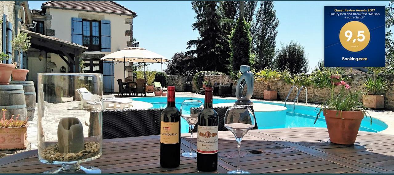 Luxury B&B Maison A Votre Sante, In Bordeaux Wine Region Savignac-de-Duras Bagian luar foto